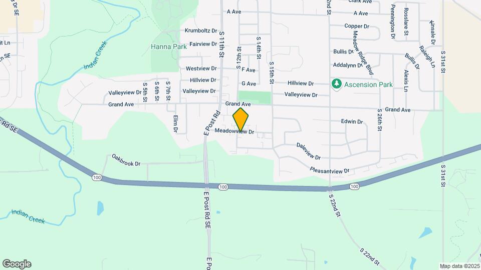 1325 Meadowview Dr Mapa y Detalles de la Ubicación