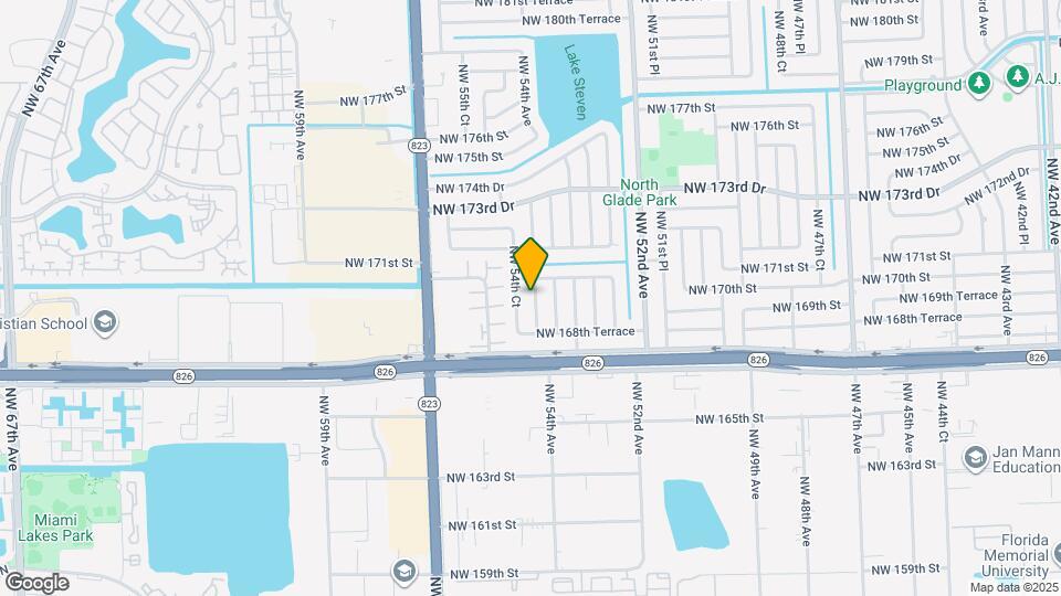16930 NW 54th Ave Mapa y Detalles de la Ubicación