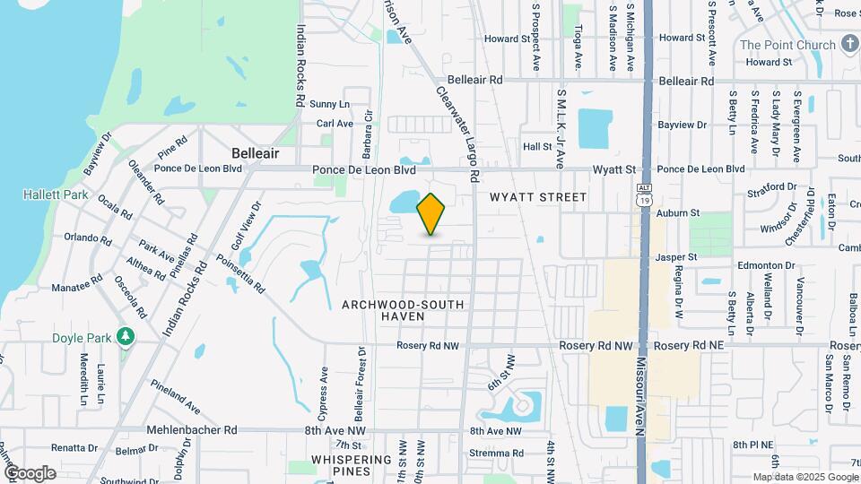 Gulf Breeze Mobile Home Park Mapa y Detalles de la Ubicación