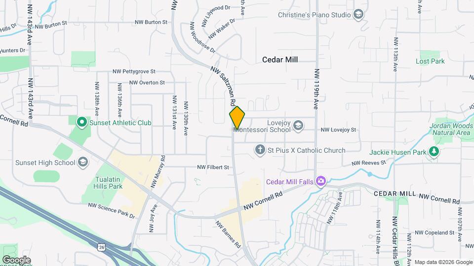 1440 NW Saltzman Rd Map and Location Details