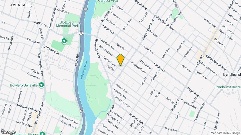 249 Sanford Ave Map and Location Details