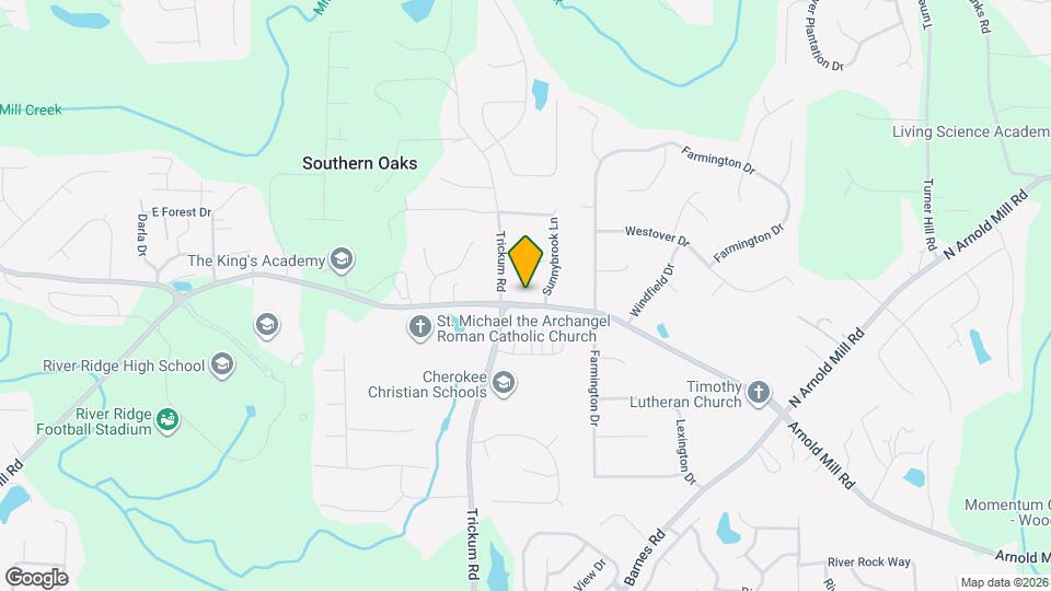 513 Arnold Mill Rd Map and Location Details