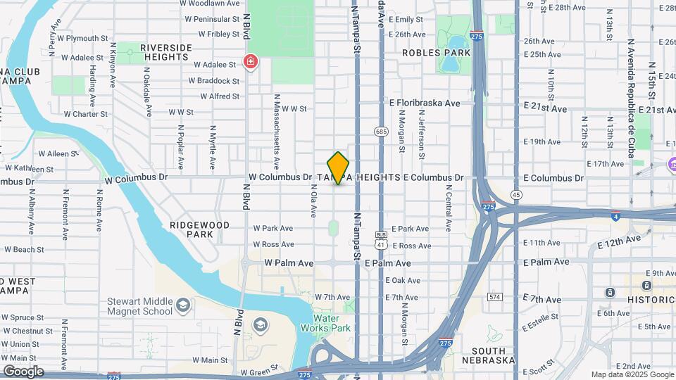 111 W Amelia Ave Map and Location Details