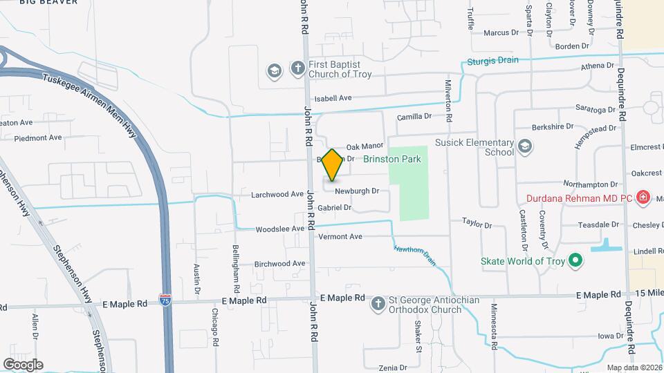 2081 Newburgh Dr Map and Location Details