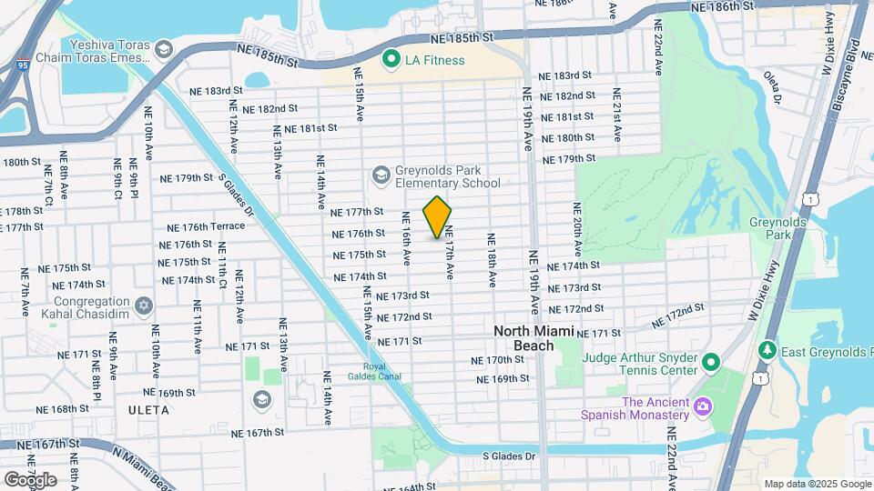1679 NE 175th St Map and Location Details