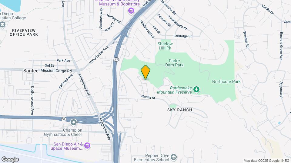 1705 Montilla St Map and Location Details