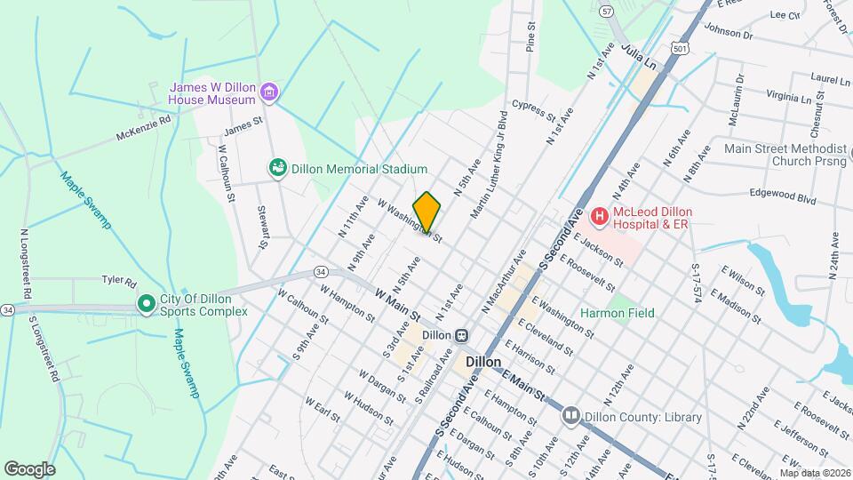 Dillon Graded School Senior Apartments Mapa y Detalles de la Ubicación