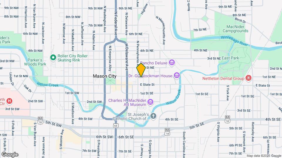 River City Apartments Mapa y Detalles de la Ubicación