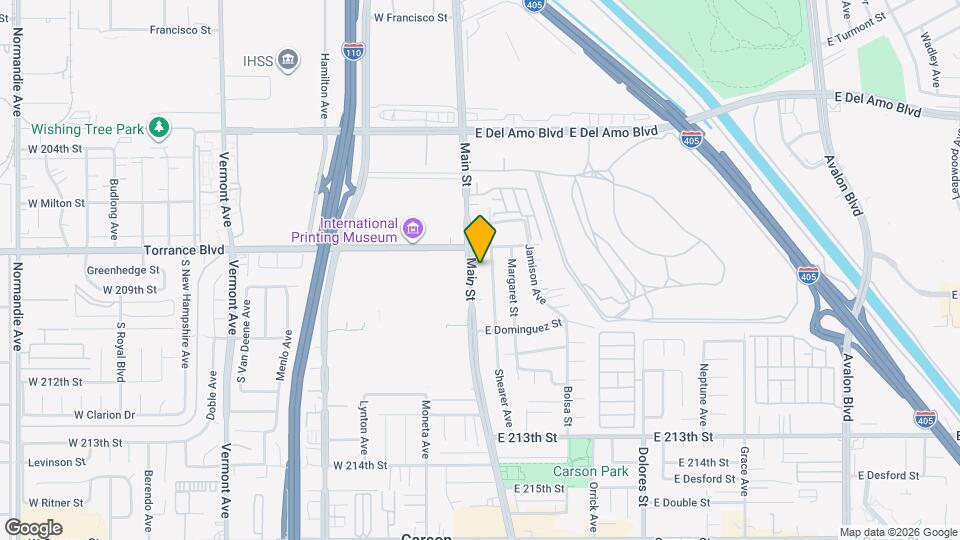 20826 Main St Map and Location Details