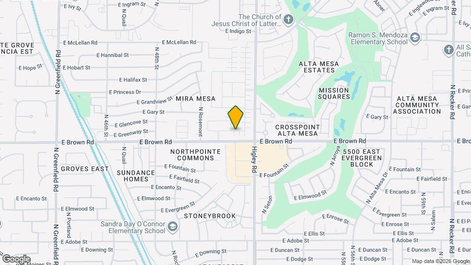 5115 E Greenway St Mapa y Detalles de la Ubicación