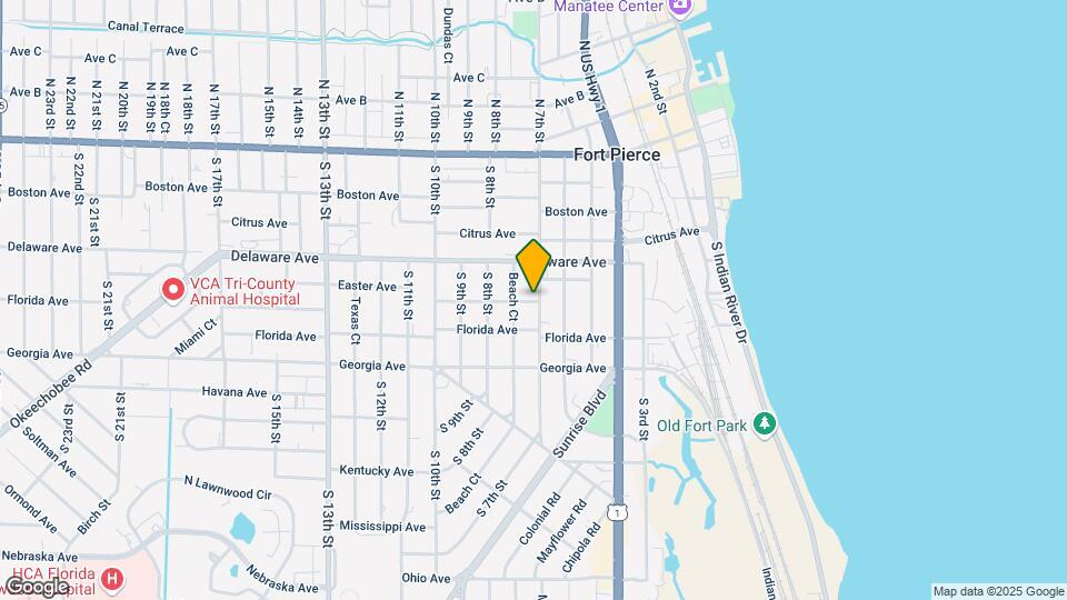 535 S 7 St Map and Location Details
