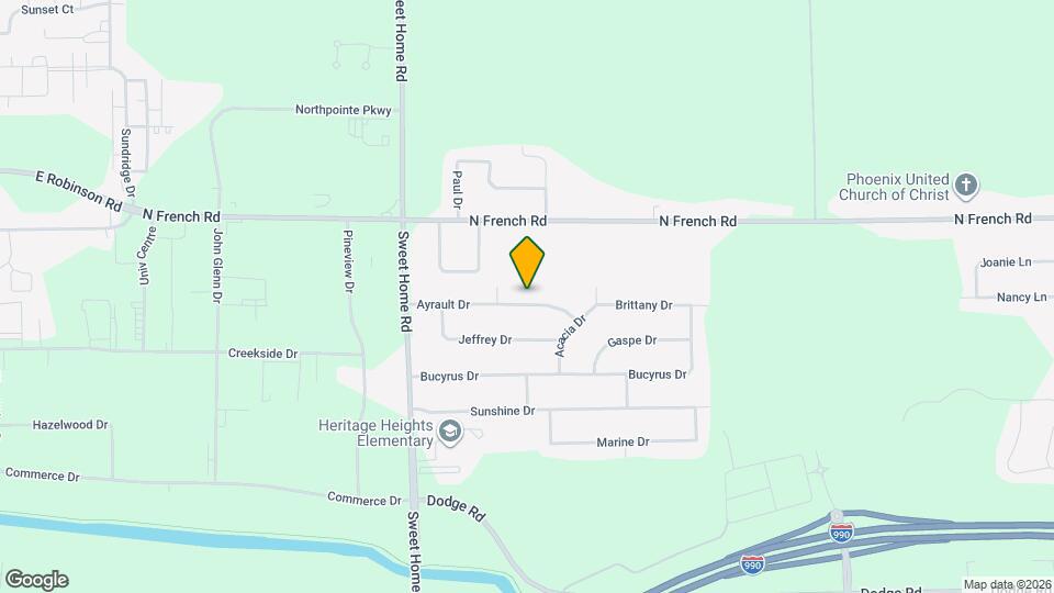 114 Ayrault Dr Map and Location Details