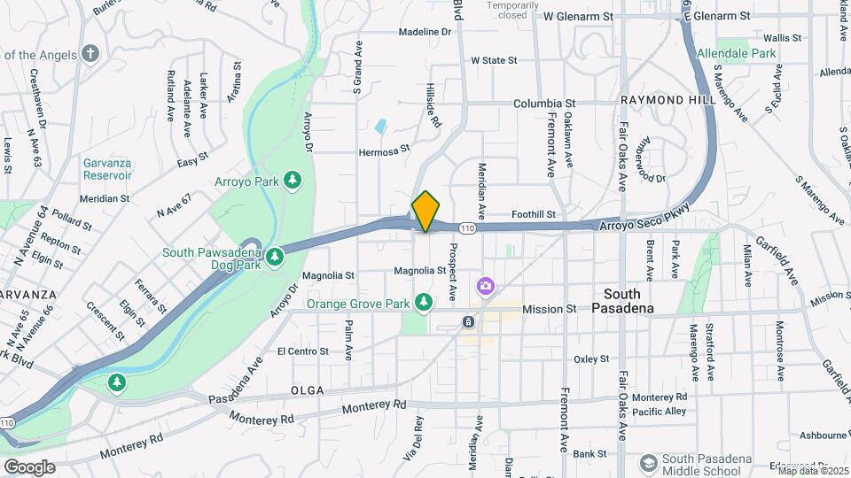 608-612 Orange Grove Ave Map and Location Details