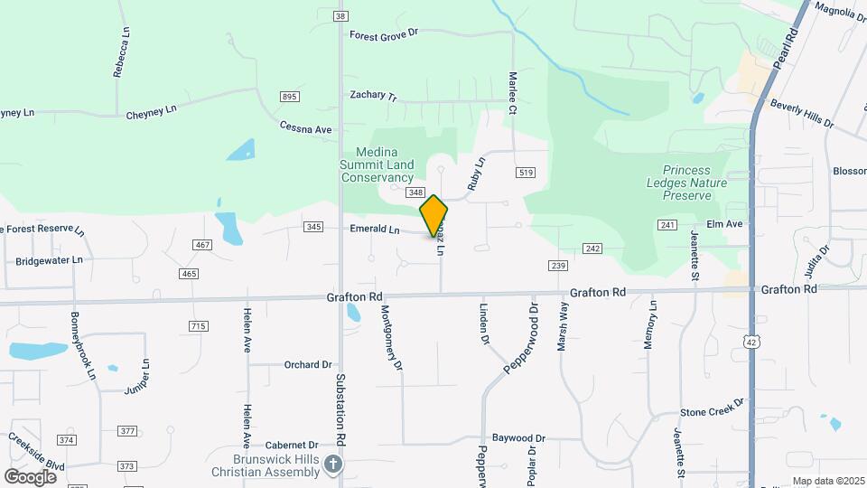 468 Topaz Ln Map and Location Details