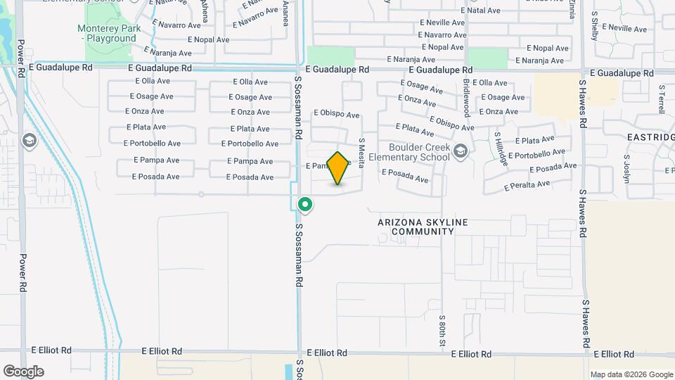 7706 E Peralta Ave Map and Location Details