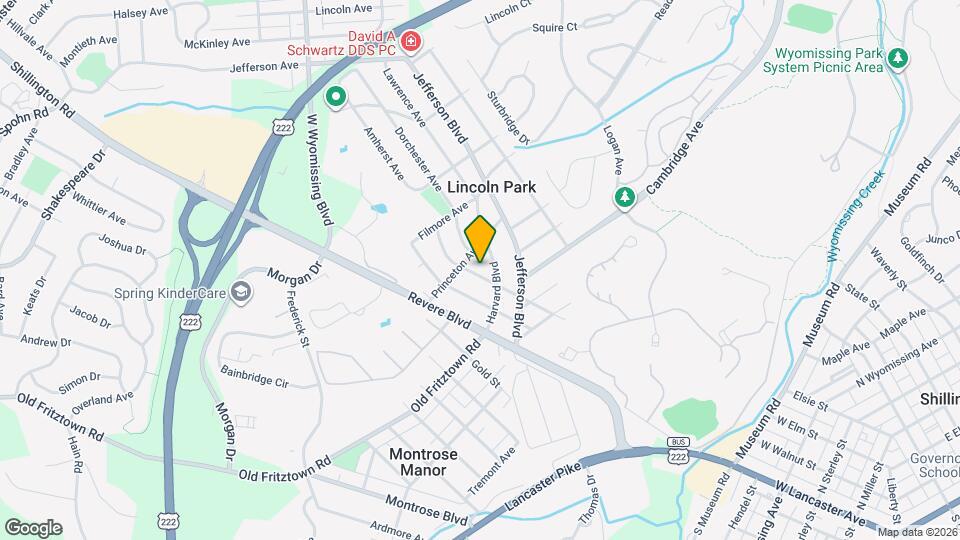 209 Amherst Ave Map and Location Details