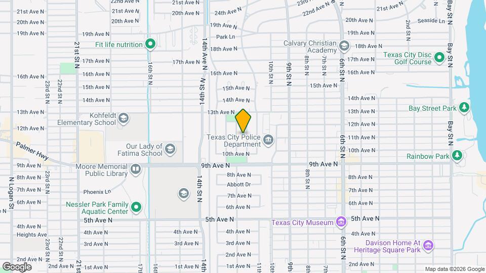 1101-11th 1/2 11 1/2 St Map and Location Details