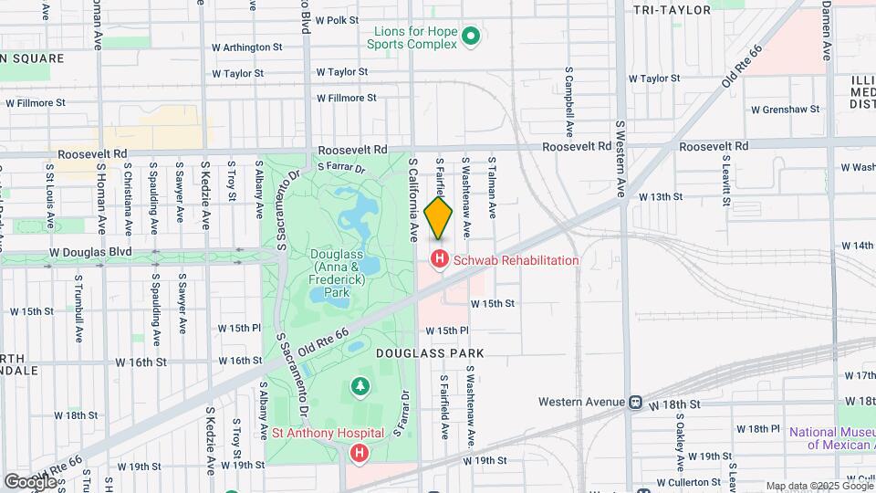 1356 S Fairfield Ave Map and Location Details