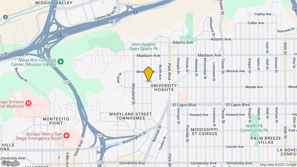 4424 Campus Ave Map and Location Details