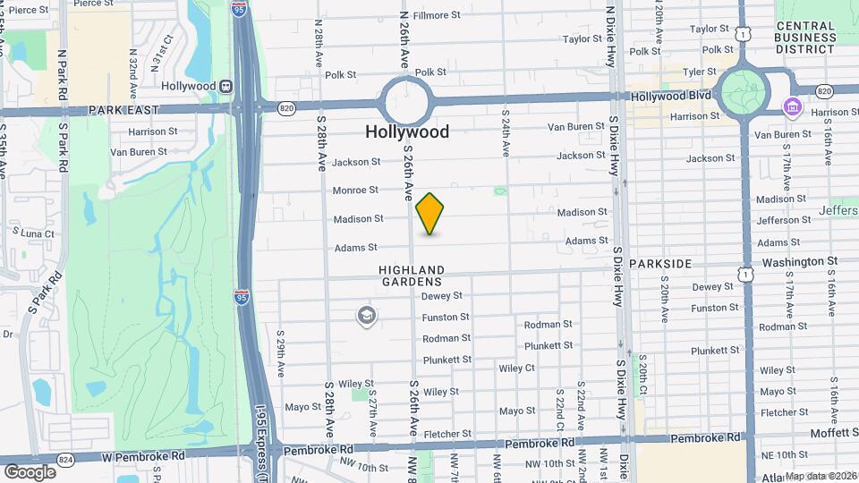 2537 Adams St Map and Location Details