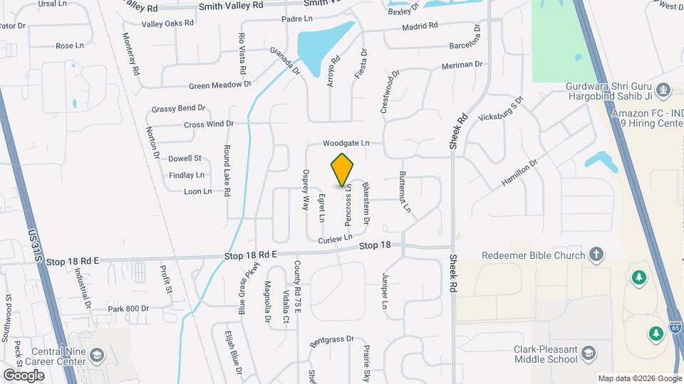 1420 Pencross Ln Mapa y Detalles de la Ubicación