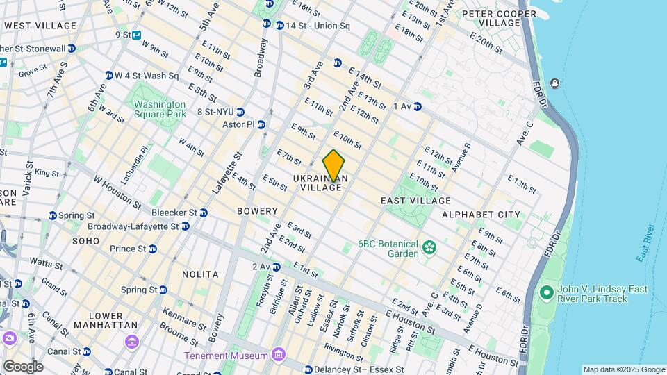 76 E 7th St Map and Location Details