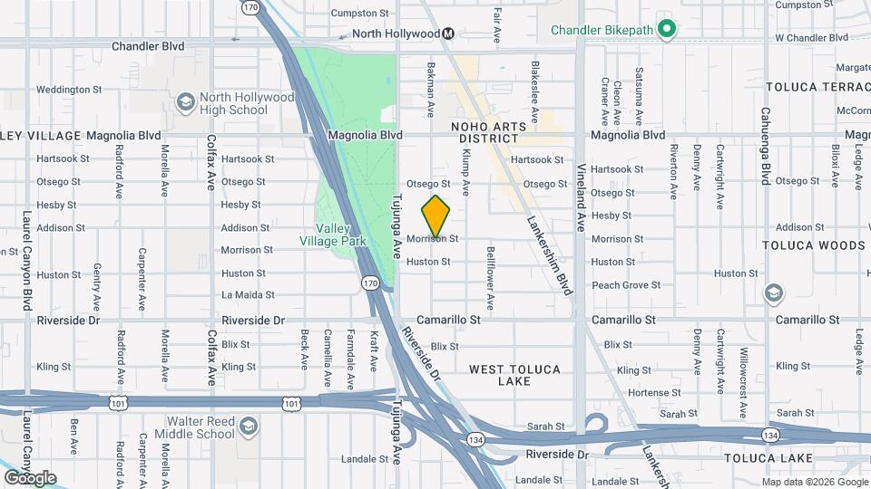 11280 Morrison St, Unit 1/2 Mapa y Detalles de la Ubicación