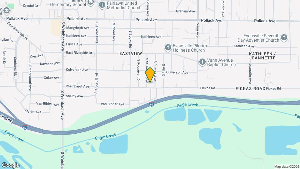 2506 Rheinhardt Ave Map and Location Details