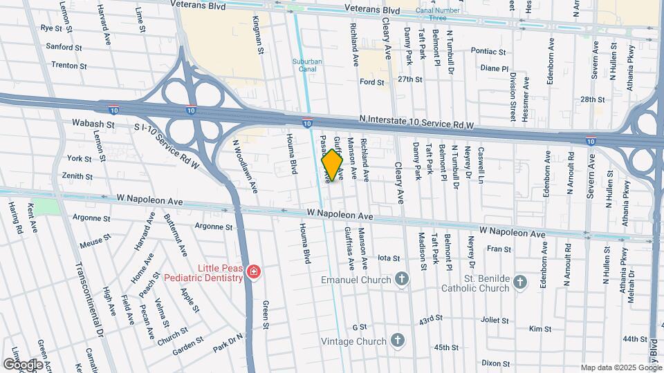 2233 Pasadena Ave Map and Location Details