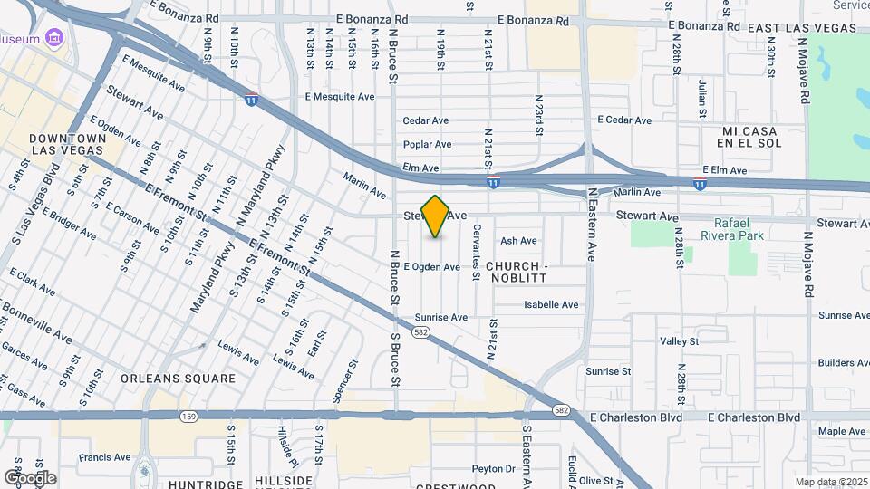 221 N 19th St Map and Location Details