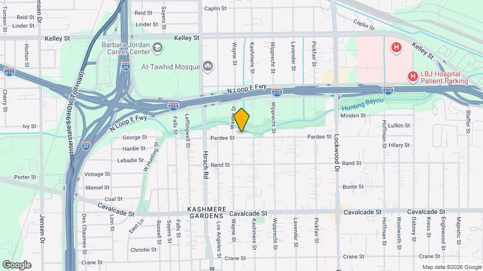 4509 Pardee St Map and Location Details