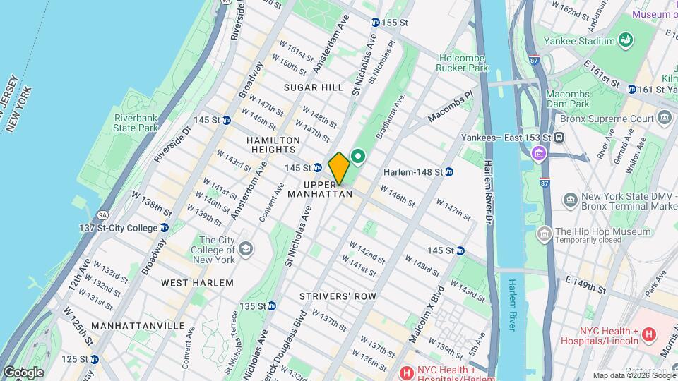 330 W 145th St Map and Location Details