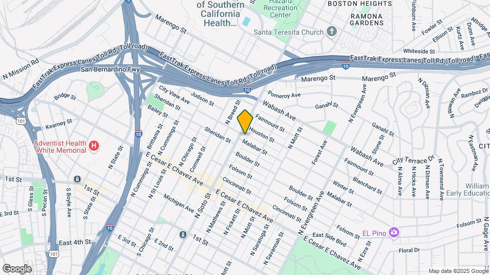 706 N Soto St Mapa y Detalles de la Ubicación