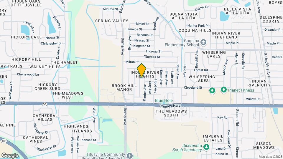 4465 Coleridge Ave Map and Location Details