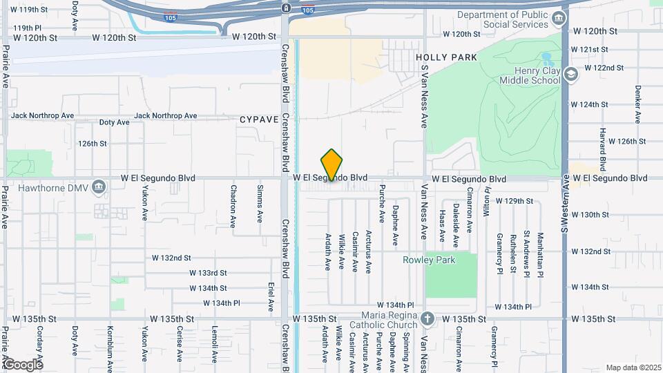 2812 W El Segundo Blvd Map and Location Details