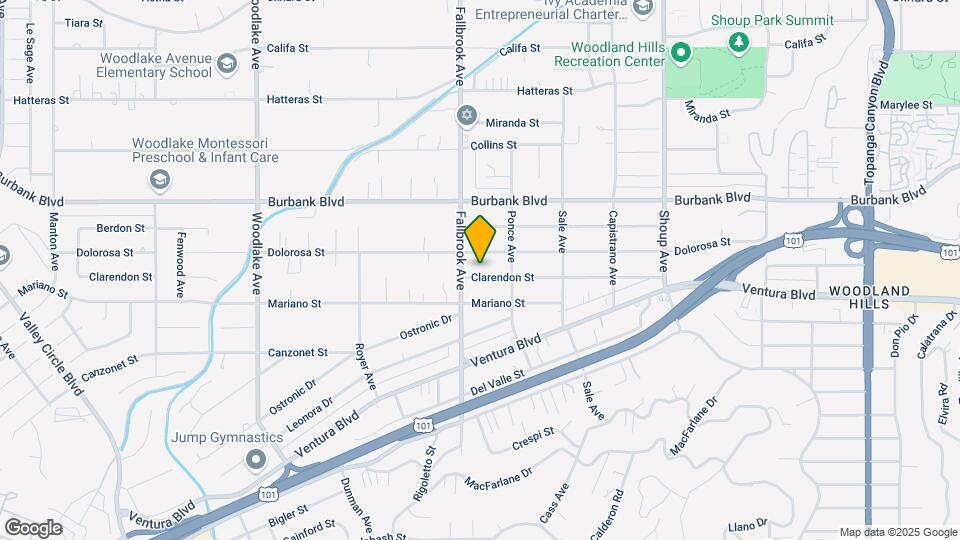 22739 Clarendon St Map and Location Details
