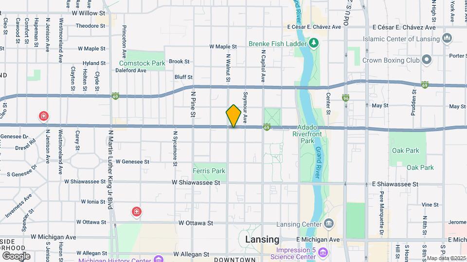 323 W Saginaw St Map and Location Details