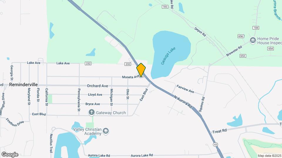 1057 N Aurora Rd Mapa y Detalles de la Ubicación