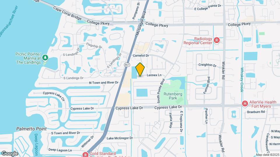 9391 Lennex Ln Map and Location Details