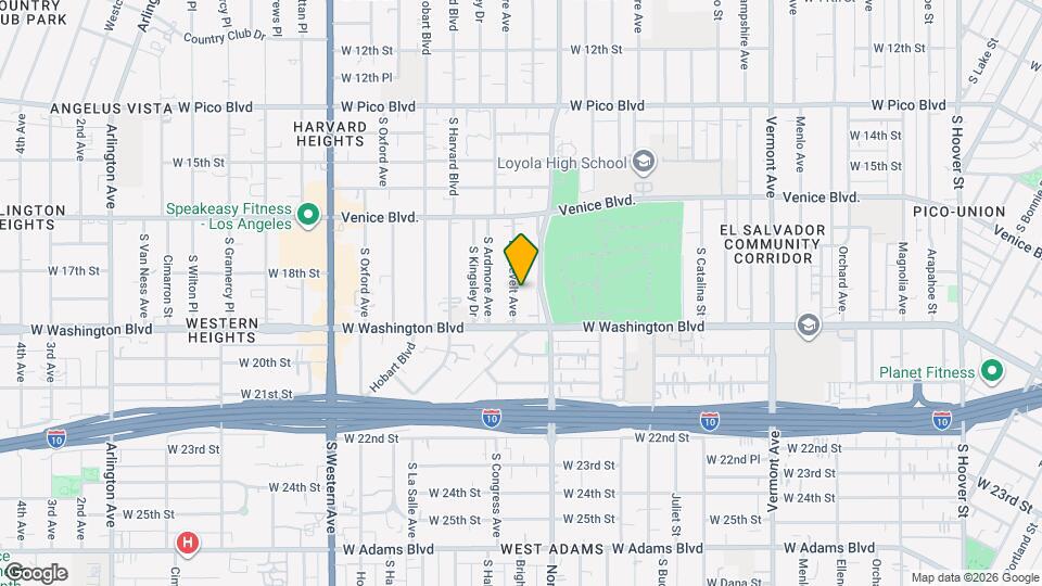 1804 Roosevelt Ave Map and Location Details