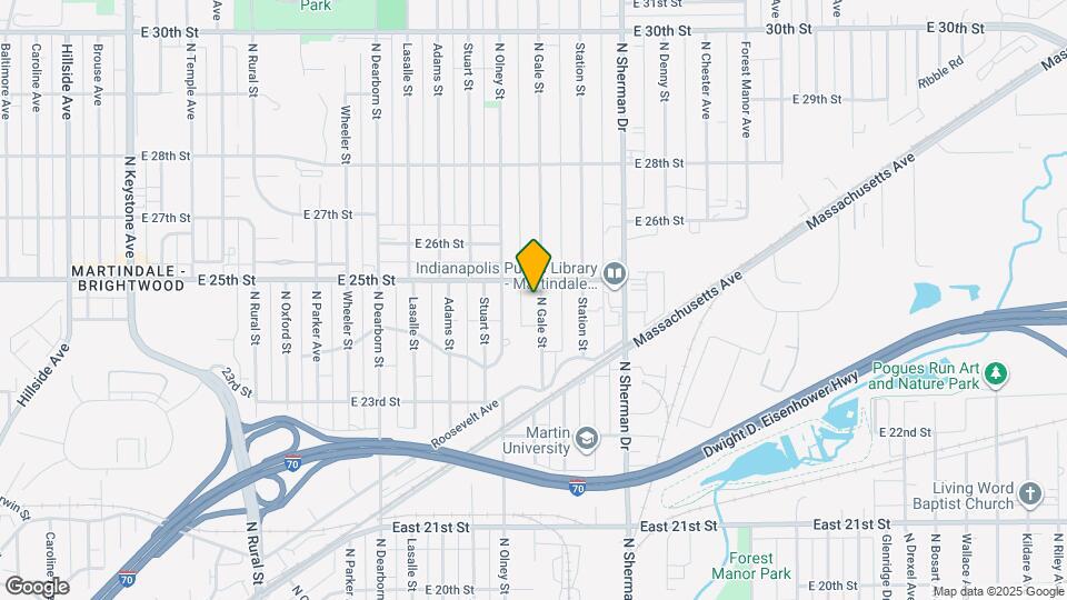 2428 N Gale St Map and Location Details