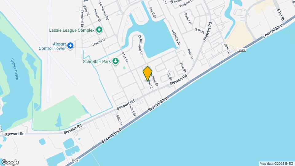 3411 80th St Map and Location Details