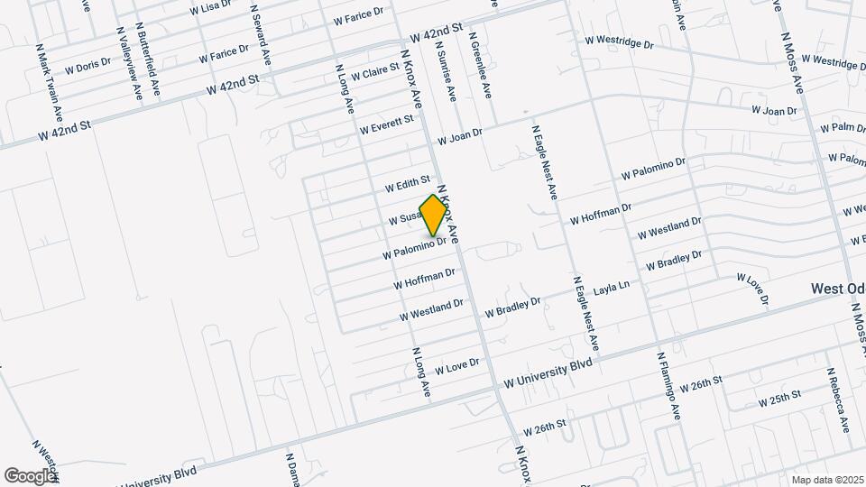 12029 W Palomino Dr Map and Location Details
