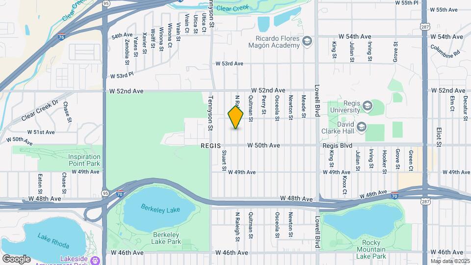 5051 N Raleigh St Map and Location Details