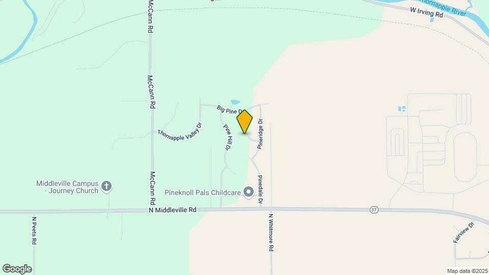 1855 Pine Bluff Dr Map and Location Details
