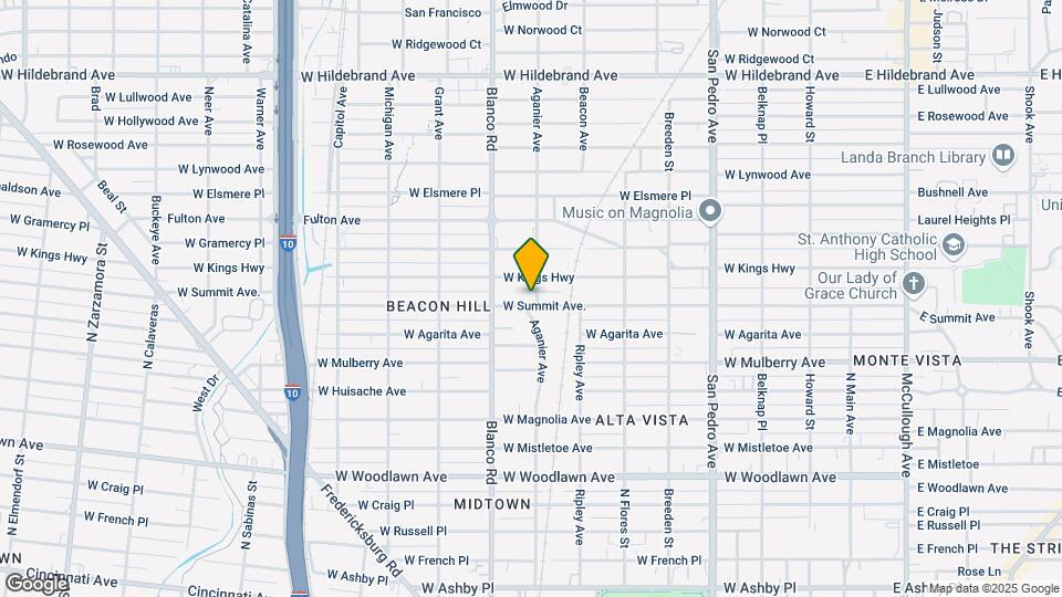 805 W Summit Ave. Map and Location Details