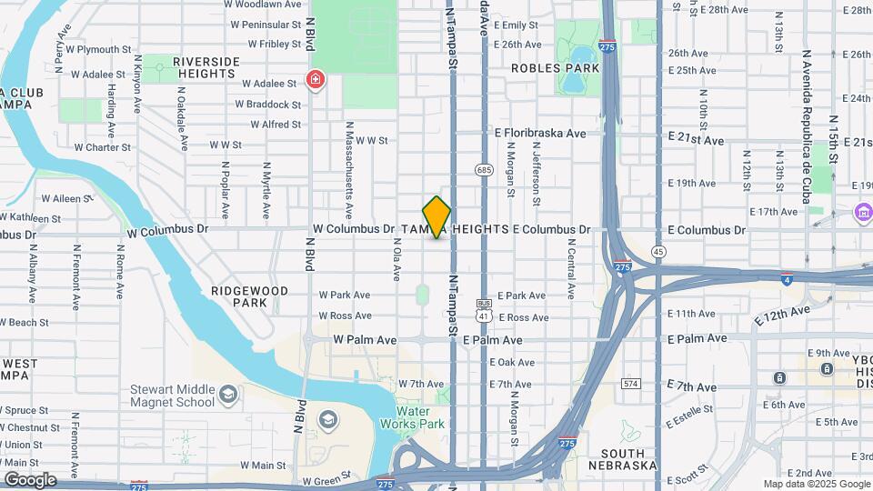 107 W Amelia Ave Mapa y Detalles de la Ubicación