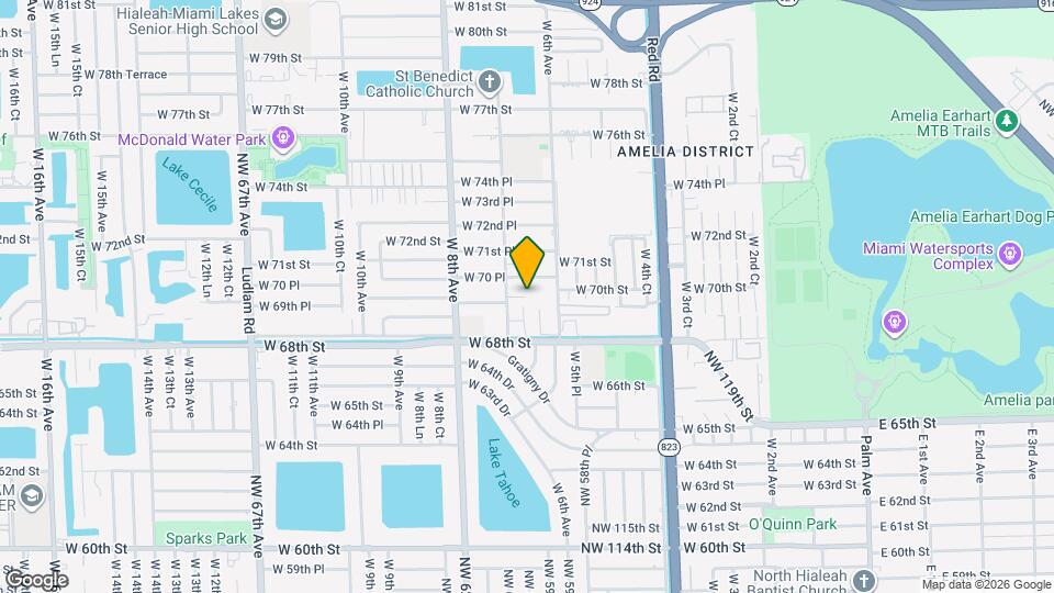 6941 W 7th Ave Map and Location Details