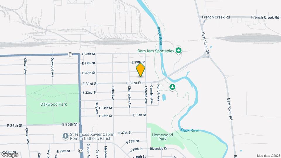 2533 E 31st St Map and Location Details