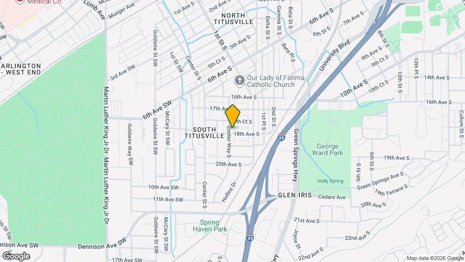 1747 Center Way S Map and Location Details